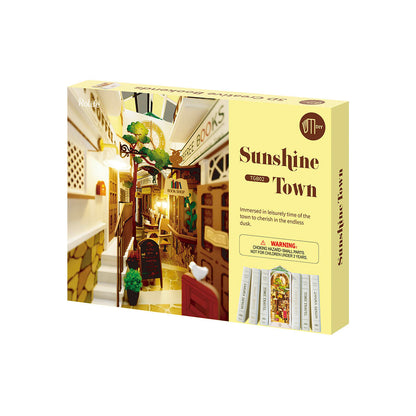 DIY Minimaailma kirjahyllyyn - Sunshine Town Book Nook