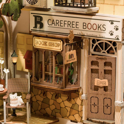 DIY Minimaailma kirjahyllyyn - Sunshine Town Book Nook