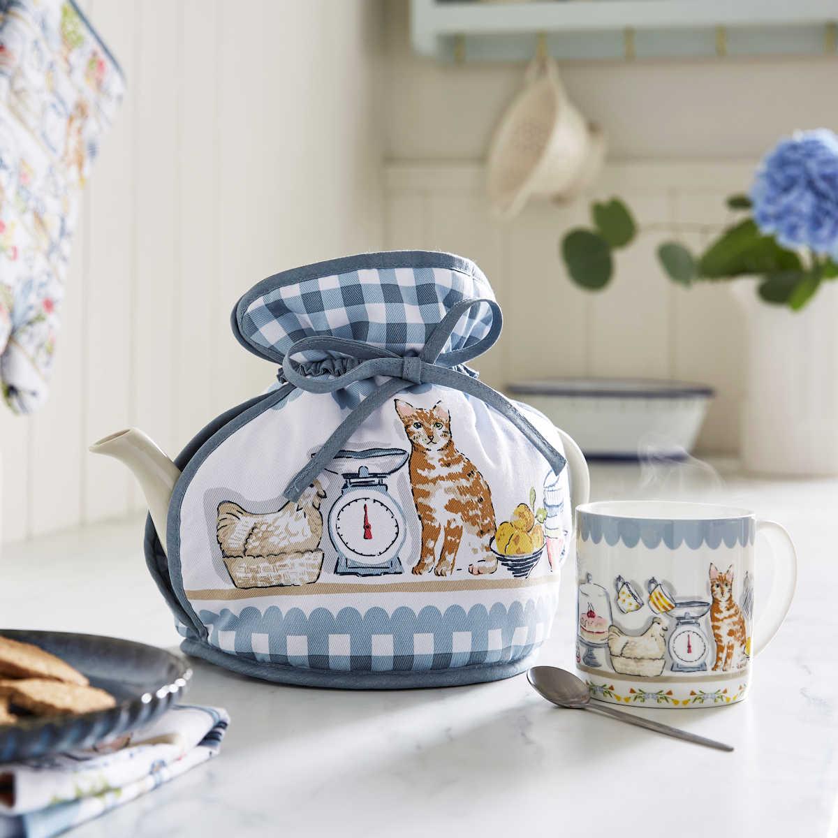 Pannumyssy muff teepannulle Pantry Cat