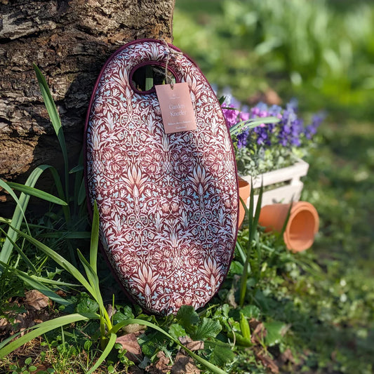 Polvipehmuste William Morris Snakeshead Burgundy