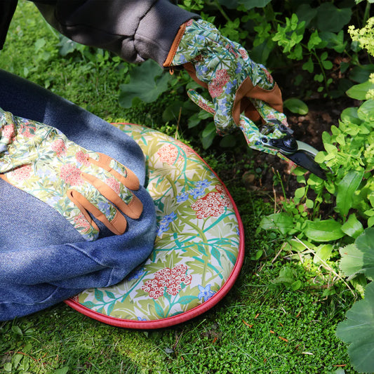 Polvipehmuste William Morris Jasmine tiilenpunainen