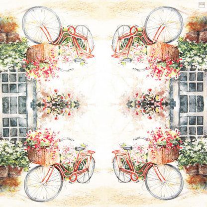 Servetti Flower bike 33 x 33 cm