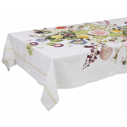 Pöytäliina (extrapitkä) Kukkatarha - Flower Garden 145 x 350 cm