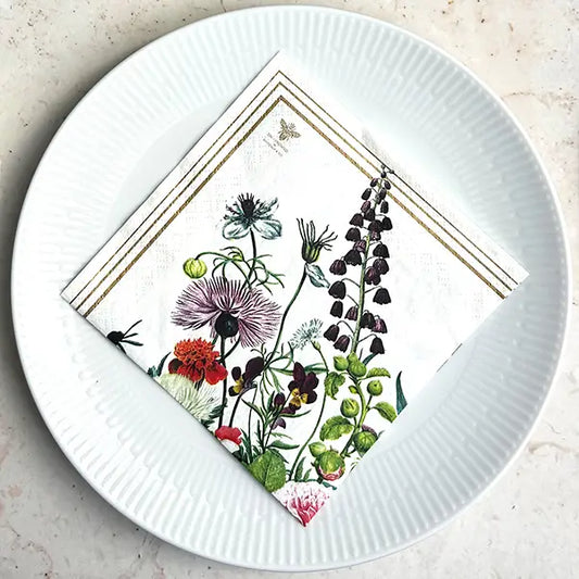 Servetti Kukkatarha - Flower Garden 33 x 33 cm