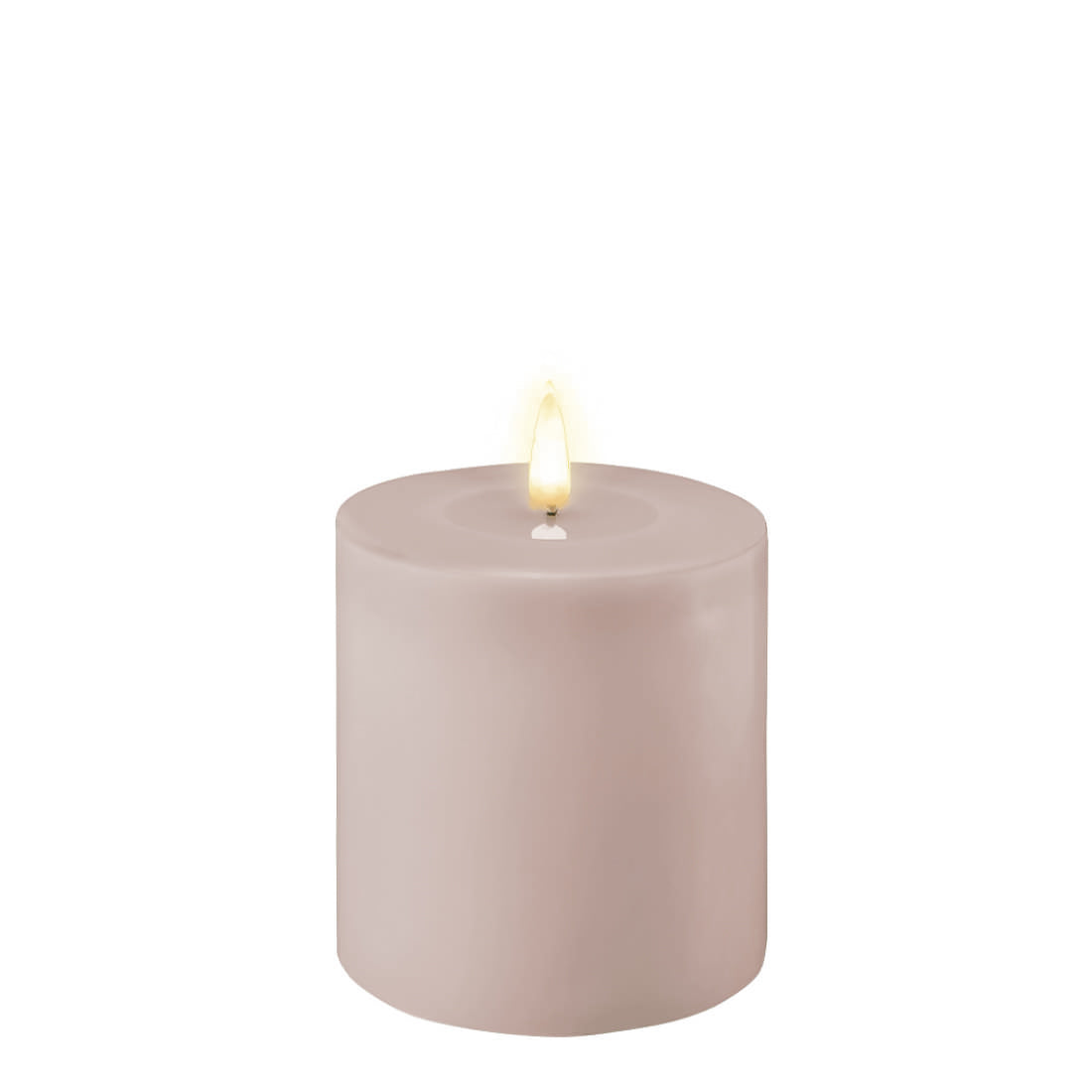 iso vaaleanpunainen led kynttilä