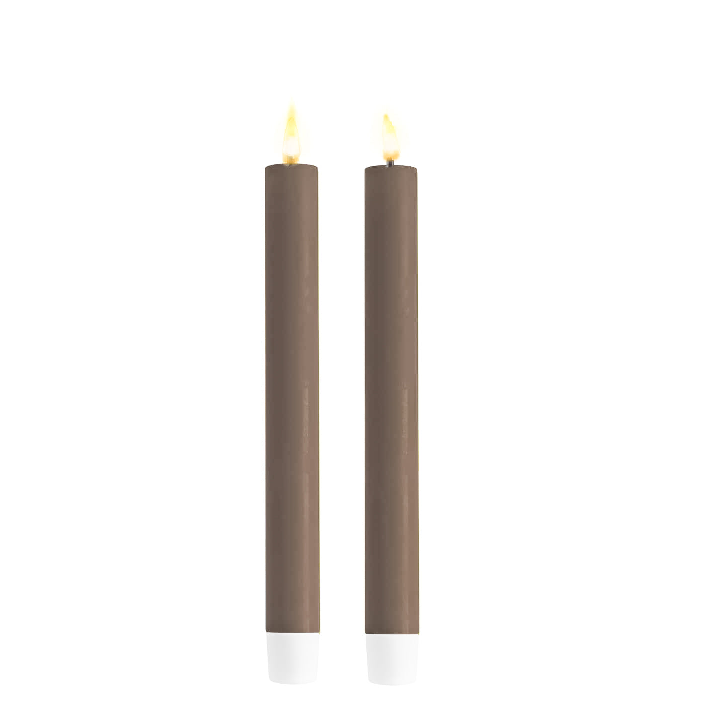 ruskeat led-kruunukynttilät