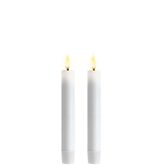 valkoinen led kruunukynttilä lyhyt