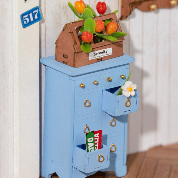 DIY Miniatyyritalo Valkoinen kasvihuone - Dreamy Garden House