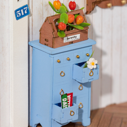 DIY Miniatyyritalo Valkoinen kasvihuone - Dreamy Garden House