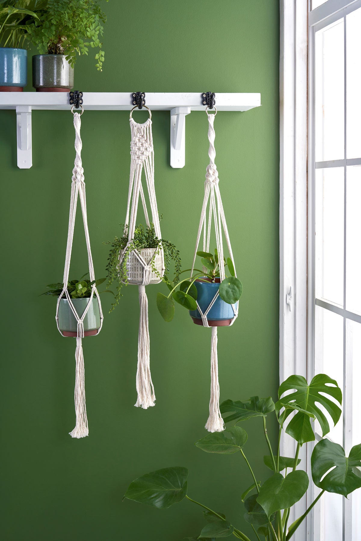 Macrame amppeli Woodstock (ei sis. ruukkua)