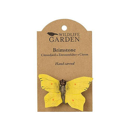 Puinen magneetti Sitruunaperhonen - Brimstone Butterfly