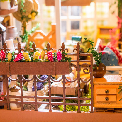 DIY Miniatyyritalo Terassi - Miller's flower house