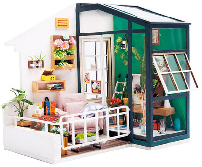 DIY Miniatyyritalo Parveke