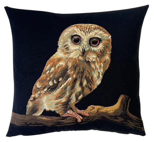 Gobeliini tyynynpäällinen Pöllö 45 x 45 cm