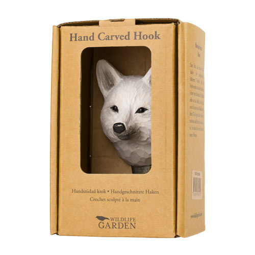 Käsin veistetty seinäkoukku Naali / Napakettu