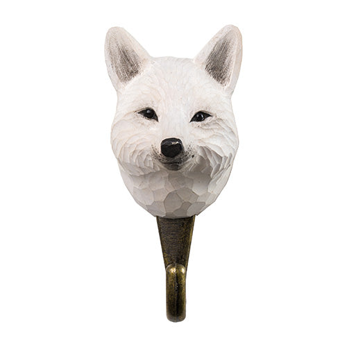 Käsin veistetty seinäkoukku Naali / Napakettu