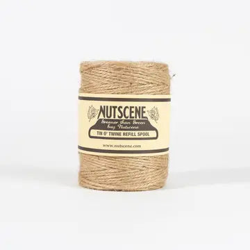 Juuttinaru Luonnonvärinen - Natural Twist (täyttörulla String in a Tin purkkiin)