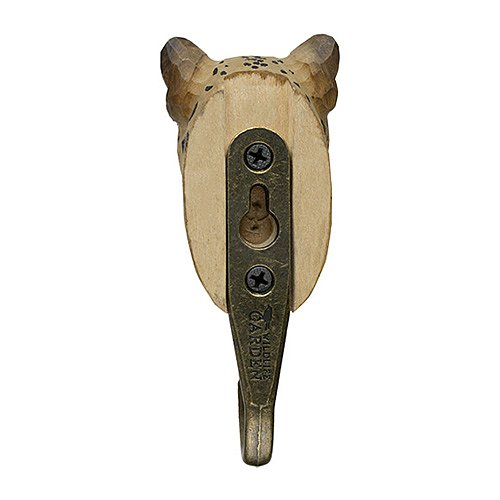 Käsin veistetty seinäkoukku Leopardi