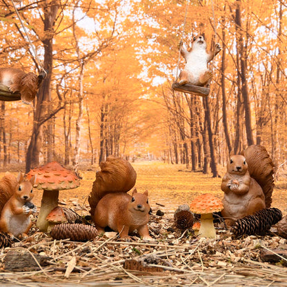 Puutarhakoriste Orava keinuu