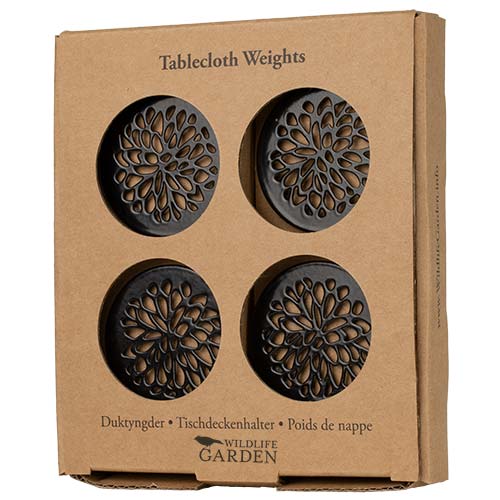 Pöytäliinapainot magneetilla Musta