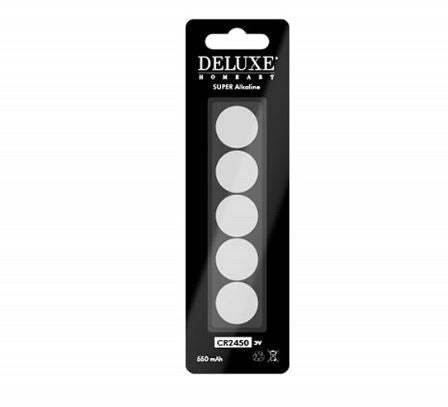 CR2450-paristo 5 kpl (led-tuikuille)