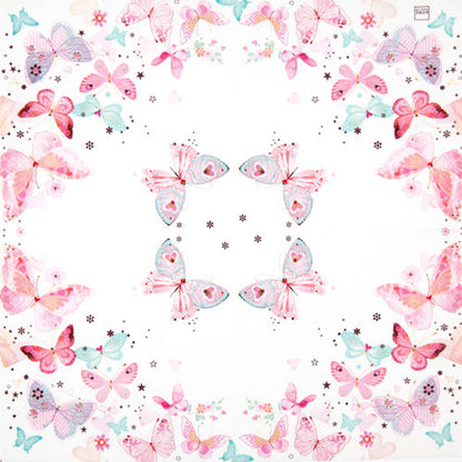 Servetti  Lovely butterflies 33 x 33 cm