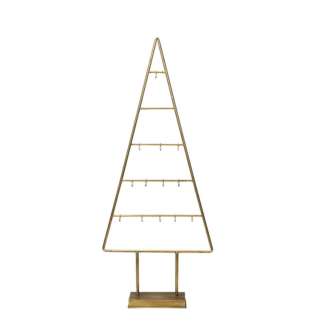 Metallinen joulukuusi joulupalloille tai muille koristeille, korkeus 121 cm