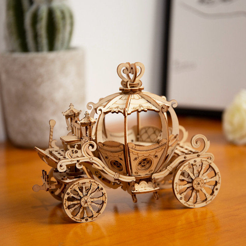 DIY miniatyyri Kurpitsavaunu - Pumpkin Cart
