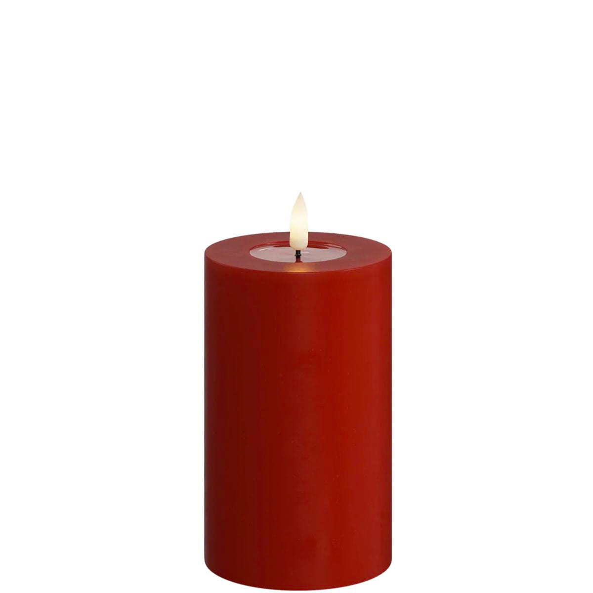 Led-kynttilä Punainen (Red) halk. 7,5 cm