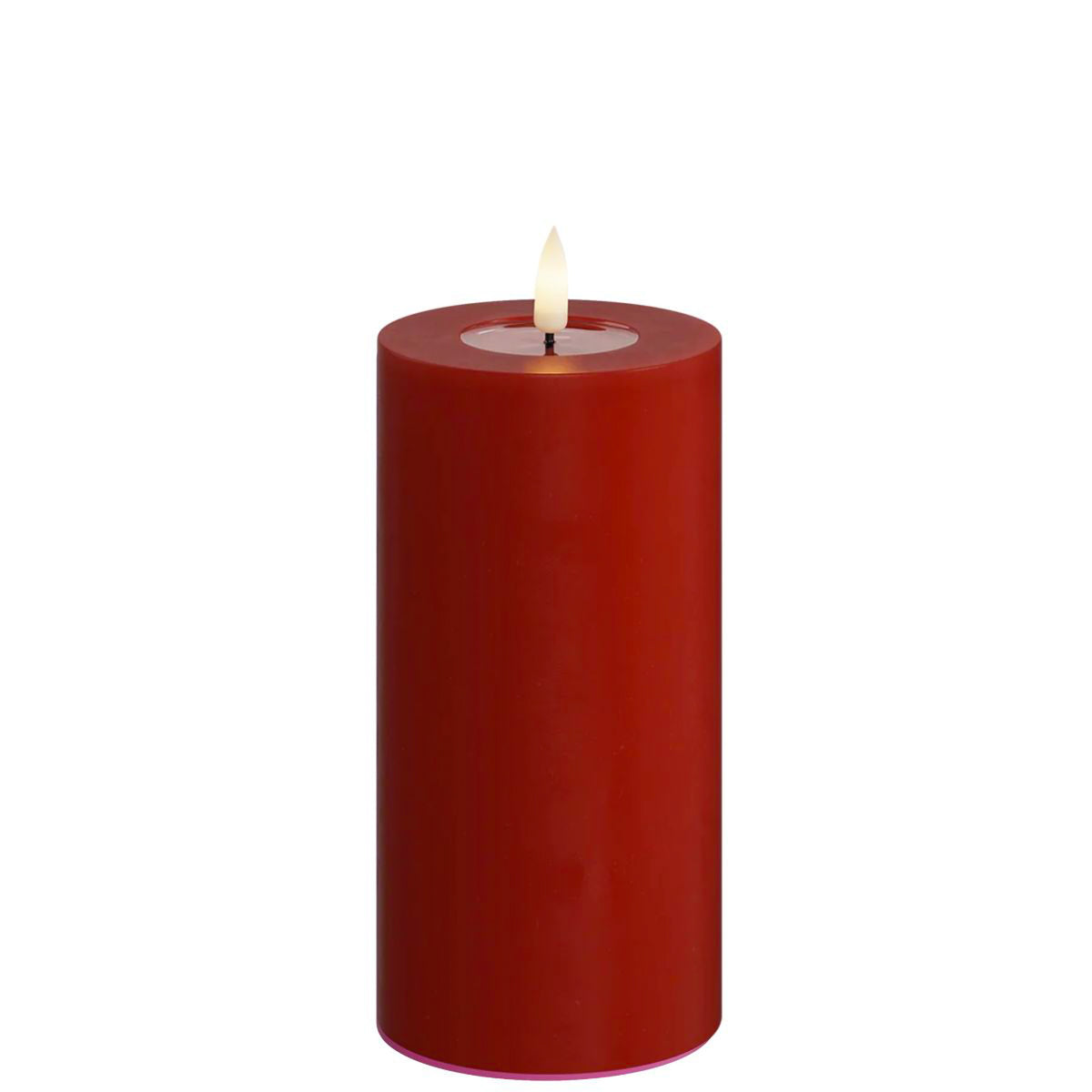Led-kynttilä Punainen (Red) halk. 7,5 cm