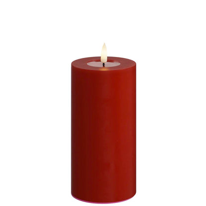 Led-kynttilä Punainen (Red) halk. 7,5 cm