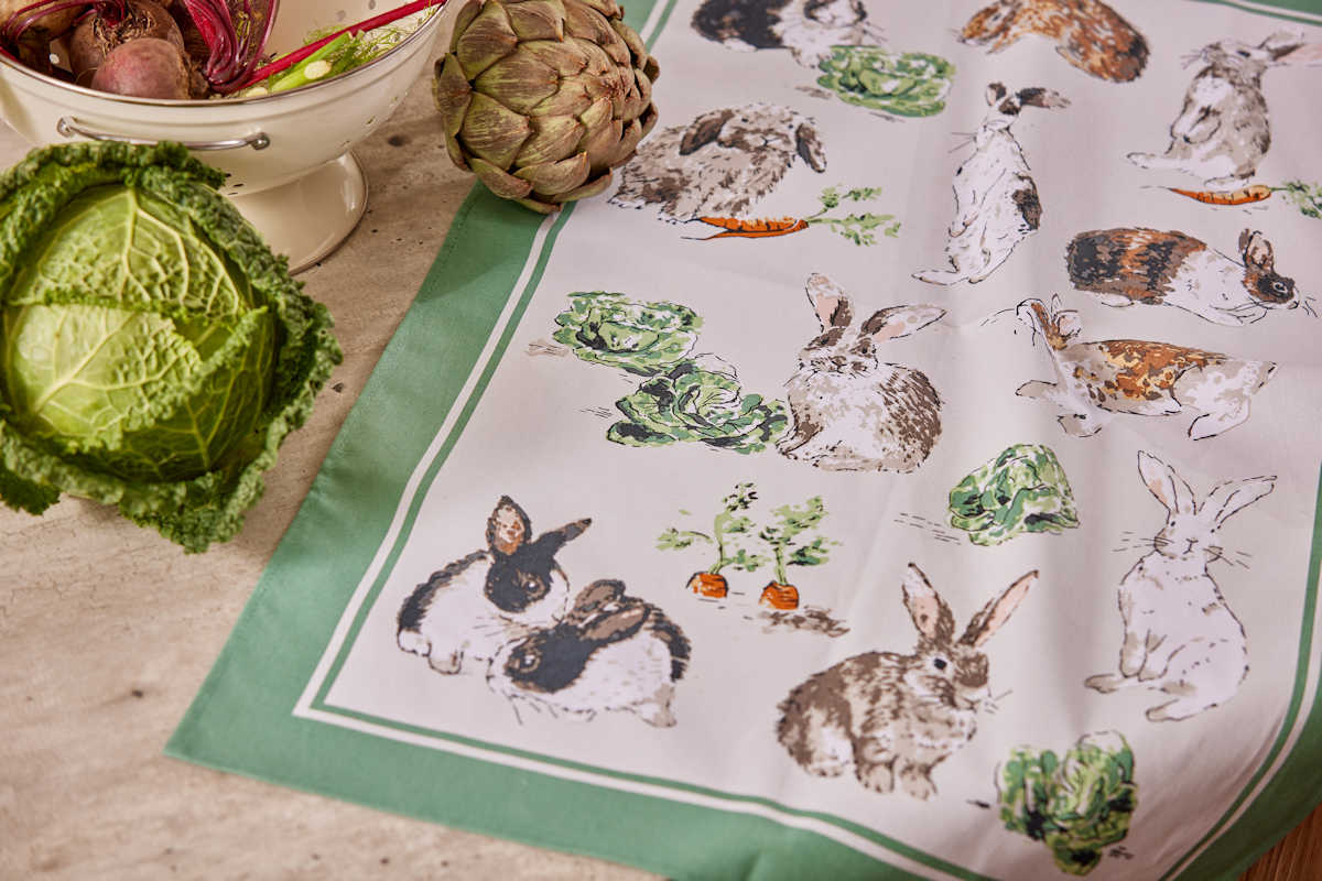 Keittiöpyyhe Puput - Rabbit Patch