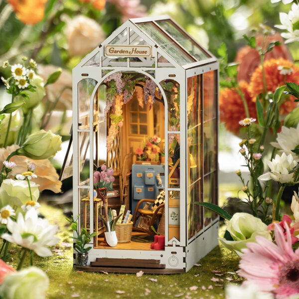 kasvihuone book nook robotime rolife