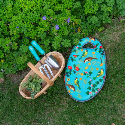 Istutuslapio ja rikkaruohohaarukka lahjalaatikossa Flora & Fauna