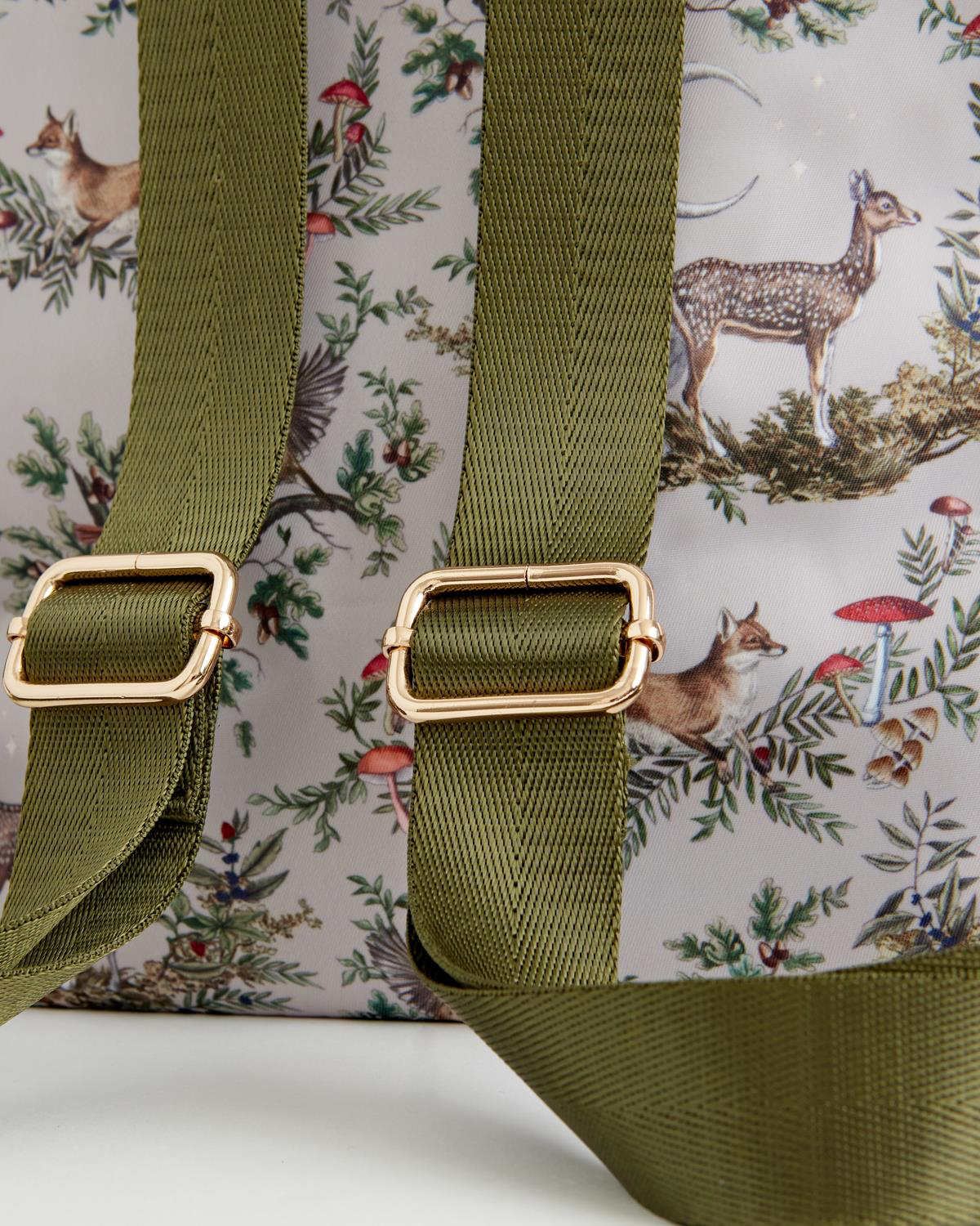 Reppu pieni Woodland Harmaa