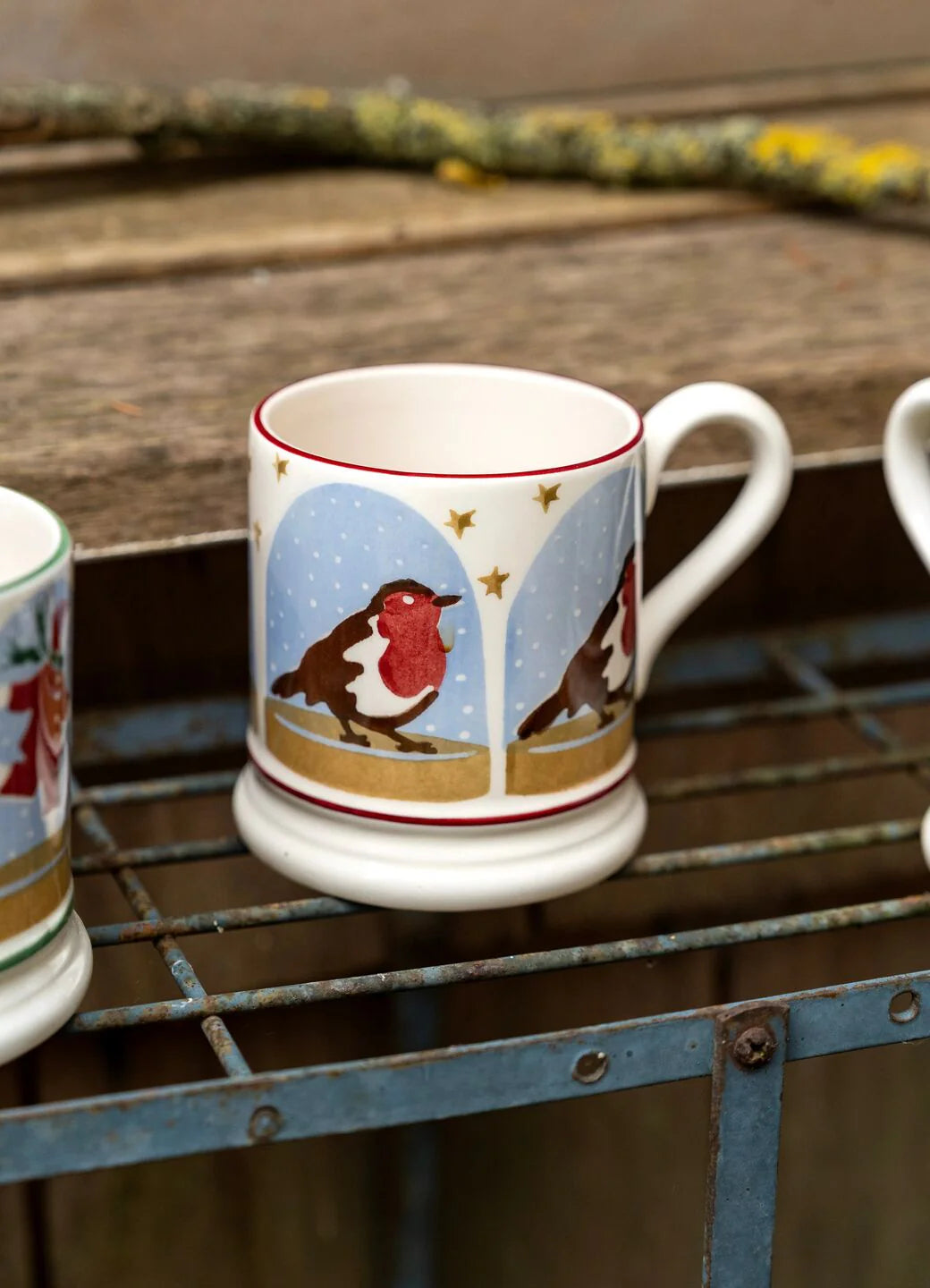 Muki Punarinta - Robin Snow Globe