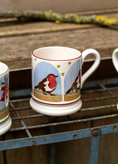 Muki Punarinta - Robin Snow Globe