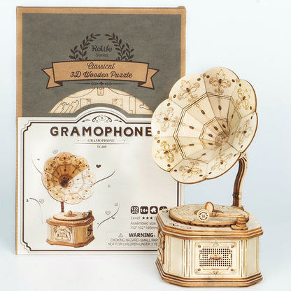 DIY miniatyyri Gramophone