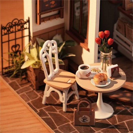 DIY Miniatyyritalo - Slow life Cafe