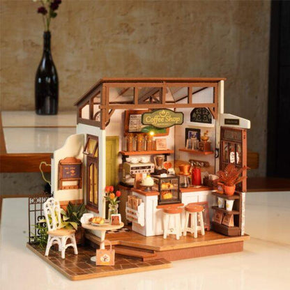 DIY Miniatyyritalo - Slow life Cafe