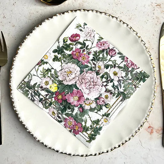 Servetti Ruusutarha - Rose Flower Garden 33 x 33 cm - 20 kpl