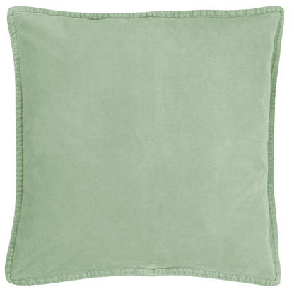 Samettityynynpäällinen Vintage – kuluneen näköinen Vaaleanvihreä - Pistachio 50 x 50 cm
