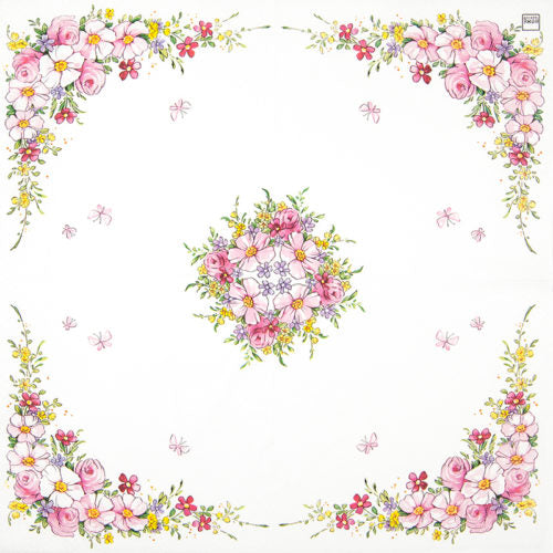 Servetti  Cute flowers 25 x 25 cm
