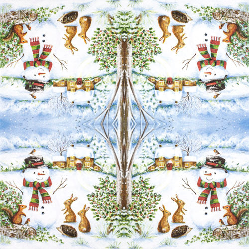 Servetti Lumiukko 33 x 33 cm, 20 kpl