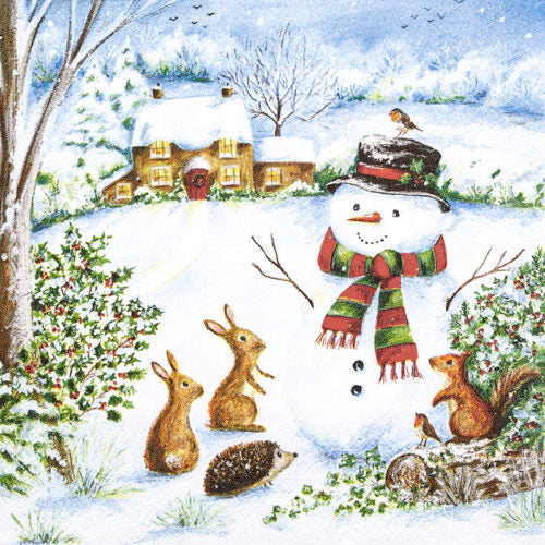 Servetti Lumiukko 33 x 33 cm, 20 kpl