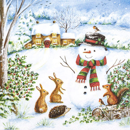 Servetti Lumiukko 33 x 33 cm, 20 kpl