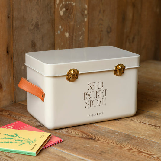 Siemenpussien säilytyslaatikko vaaleanruskea - Mushroom