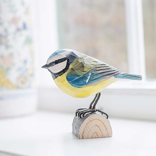 DecoBird koristelintu Sinitiainen - Blue Tit