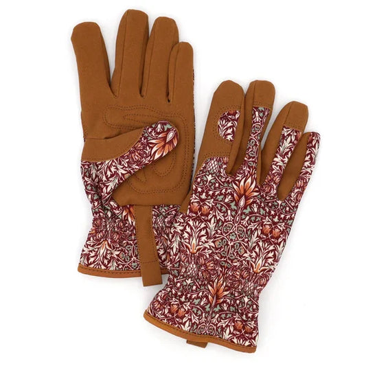 Puutarhakäsineet William Morris Snakeshead Burgundy