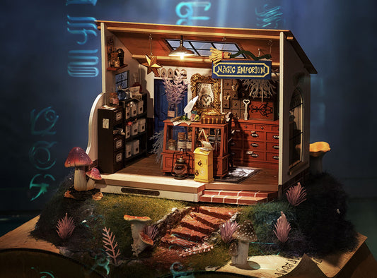 DIY Miniatyyritalo Taikamaailma - Kiki's Magic Emporium